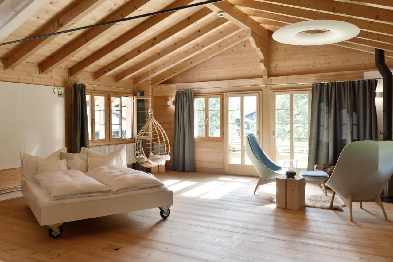 Lenk Lodge - Boutique & Design Hotel Und Apartements Exterior foto